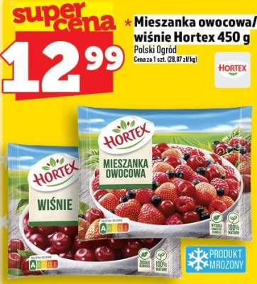 Mieszanka owocowa/wiśnie Hortex 450 g promocja w TOPAZ