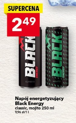 Napój energetyzujący Black Energy mojito 250 ml promocja w LEWIATAN
