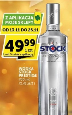 Wódka Stock Prestige promocja w Groszek