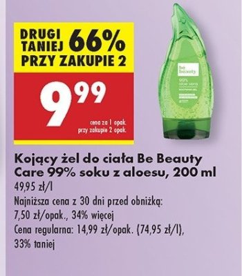 Żel aloesowy 99% Be beauty care promocja