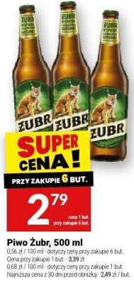 Piwo Żubr promocja w Twój Market