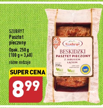 Pasztet drobiowy pieczony Szubryt promocja