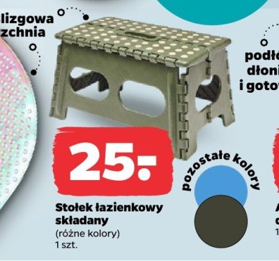 Stołek łazienkowy składany promocja w Netto