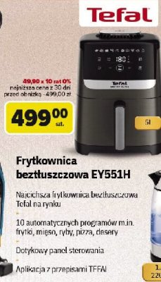 Frytkownica ey551h Tefal promocja