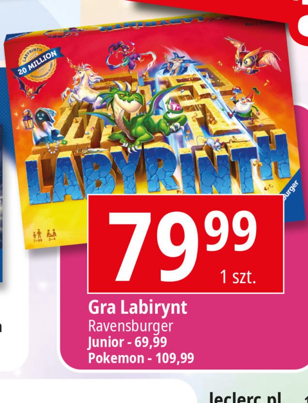 Gra labirynt junior Ravensburger promocja