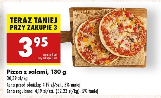 Pizza z salami promocja