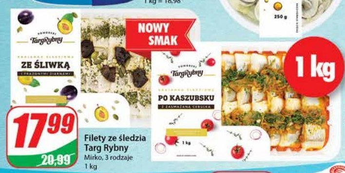 Filety ze śledzia ze śliwką Mirko promocja