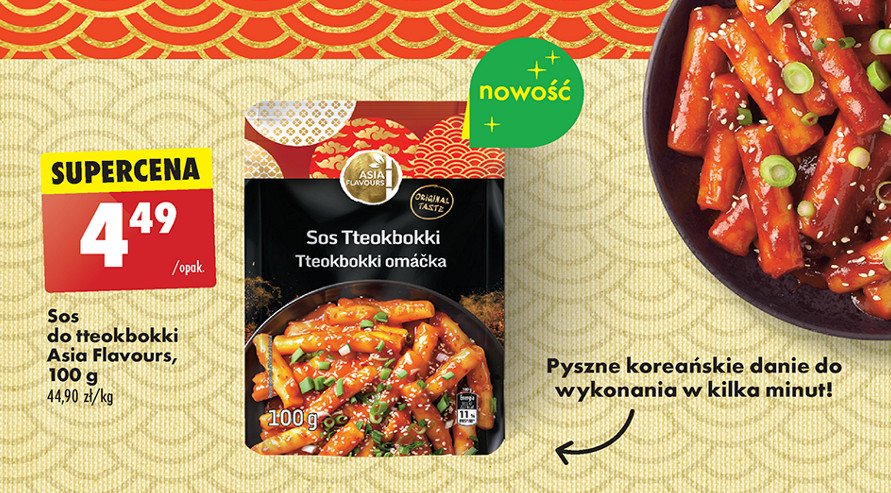 Sos tteokbokki Asia flavours promocja