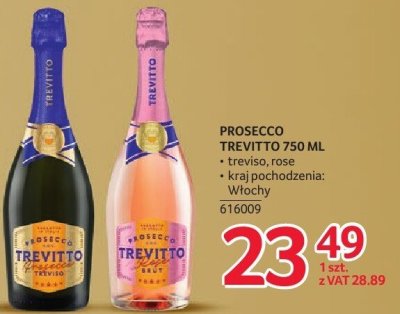 Prosecco Trevitto 750 ml promocja w Selgros