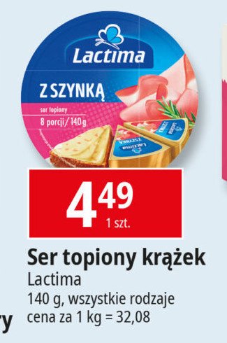 Ser topiony z szynką Lactima promocja