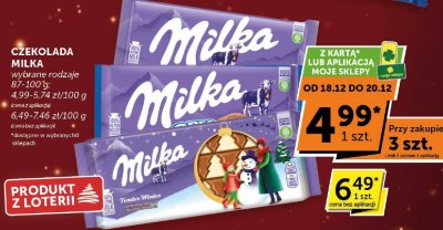 Czekolada Milka alpenmilch promocja w ABC