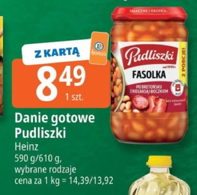 Danie gotowe Pudliszki Heinz promocja w Leclerc