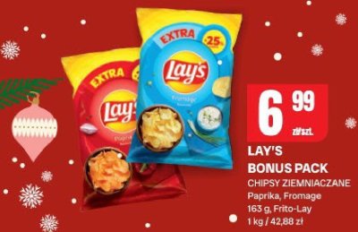 Chipsy Lay's Bonus Pack Paprika, Fromage promocja w Chorten