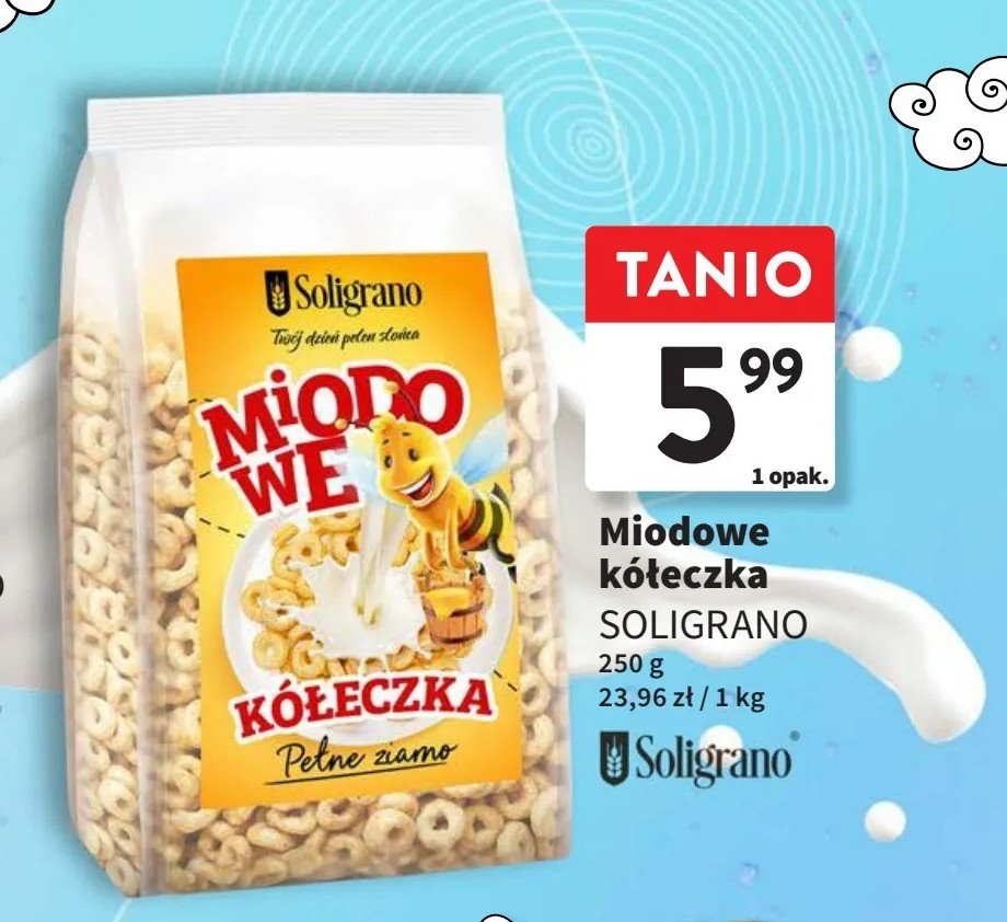 Miodowe kółeczka Soligrano promocja