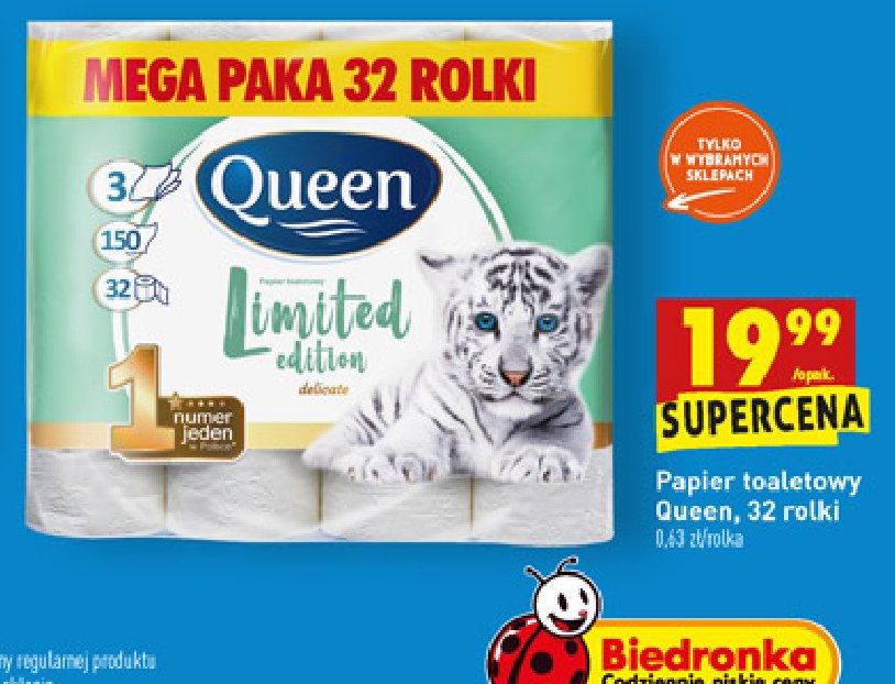 Papier toaletowy limited edition delicate Queen promocje