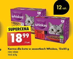 Karma dla kota wybór dań mięsnych Whiskas promocja