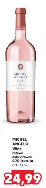 Wino Michelangelo rosso classico promocja w Kaufland