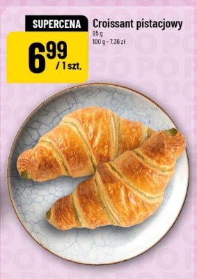 Croissant pistacjowy promocja w POLOmarket