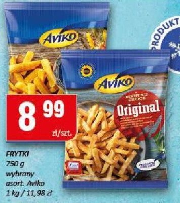 Frytki Aviko 750g promocja w Chorten
