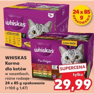 Karma dla kotów w saszetkach promocja w Kaufland