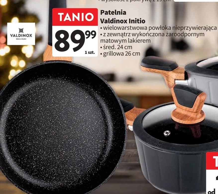 Patelnia initio 24 cm Valdinox promocja