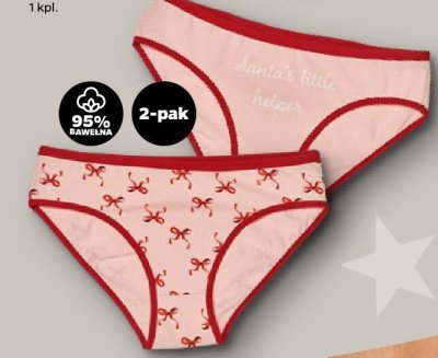 Majtki damskie z motywem świątecznym promocja w Netto