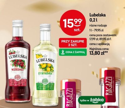 Wódka smakowa Lubelska 0,2l różne rodzaje promocja w Żabka
