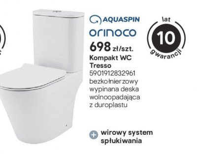 Kompakt WC Tresso promocja w Castorama