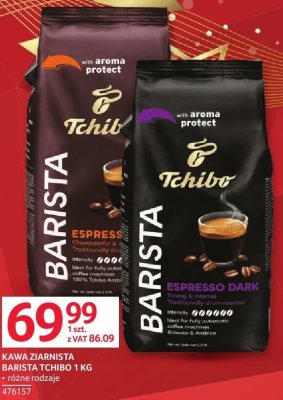 Kawa ziarnista Barista Tchibo 1 kg promocja w Selgros