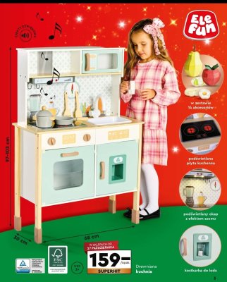 Drewniana kuchnia Ele Fun promocja w Biedronka