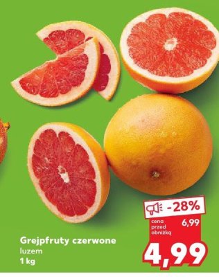Grejpfruty czerwone luzem promocja w Kaufland
