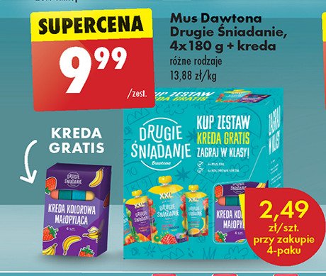 Musy mix + kreda Drugie śniadanie promocja