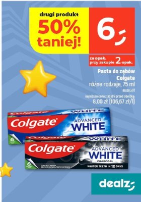Pasta do zębów Colgate różne rodzaje, 75 ml promocja w Dealz