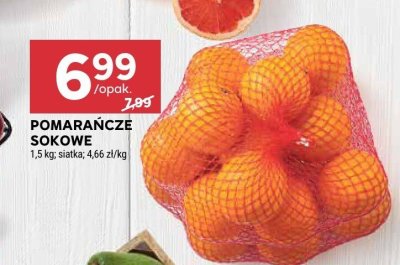 Pomarańcze sokowe promocja w Stokrotka