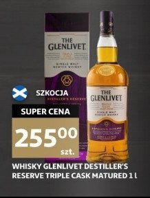 Whisky karton THE GLENLIVET promocja