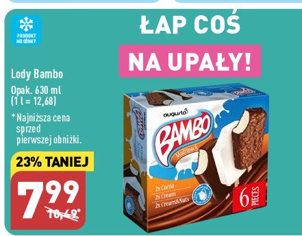 Lody mix Augusto bambo promocja