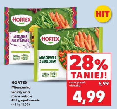 Mieszanka warzywna różne rodzaje promocja w Kaufland