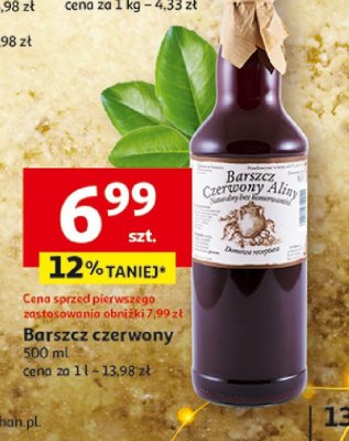 Barszcz czerwony Auchan 500ml promocja w Auchan
