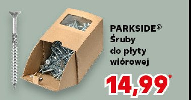 Śruby do płyty wiórowej Parkside promocja