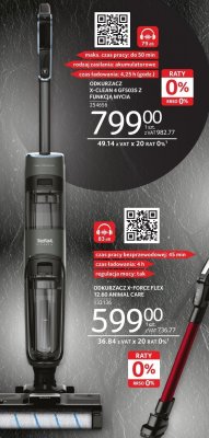 Odkurzacz X-Force Flex 12.60 Animal Care Tefal promocja w Selgros