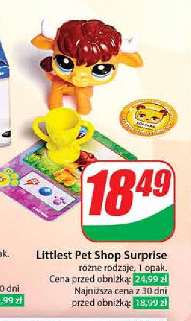 Zabawka surprise Littlest pet shop promocja w Dino