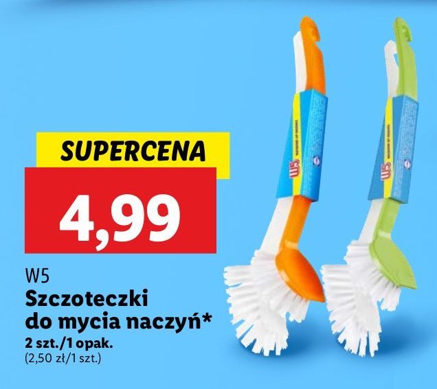 Szczotka do mycia naczyń W5 promocja