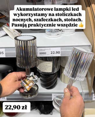 Lampa dotykowa LED akumulatorowa promocja w Action