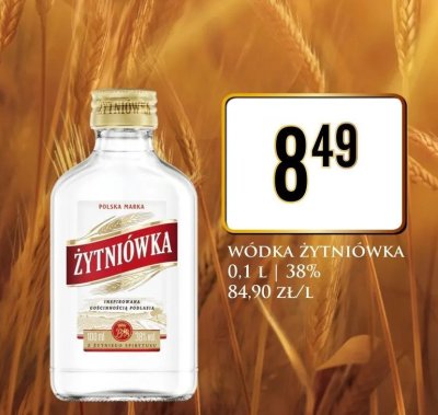Wódka Żytniówka 0.1L 38% promocja w Dino