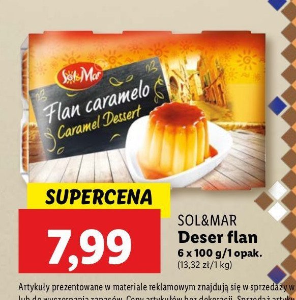 Flan karmelowy Sol&mar promocja