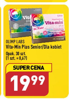 Kapsu艂ki Olimp labs vita-min plus senior promocja