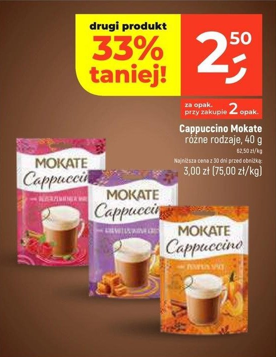 Cappuccino pumpkin space Mokate cappuccino promocja w Dealz