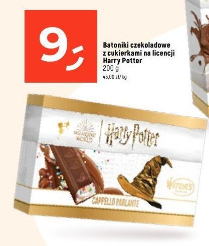 Batoniki czekoladowe z cukierkami harry potter Witor's promocja w Dealz