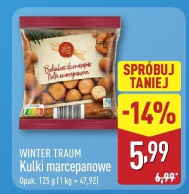 Kulki marcepanowe WINTER TRAUM promocja w Aldi