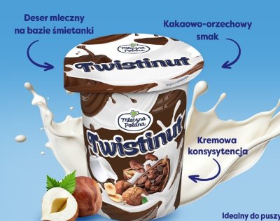 Deser mleczny Twistinut promocja w POLOmarket